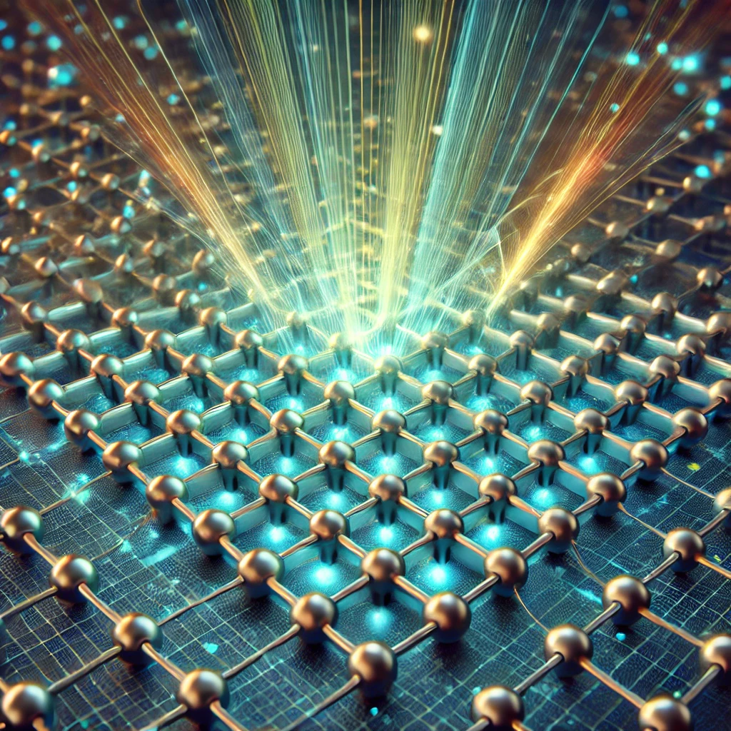 Atom lasers modifying MX2 lattices for advanced material applications