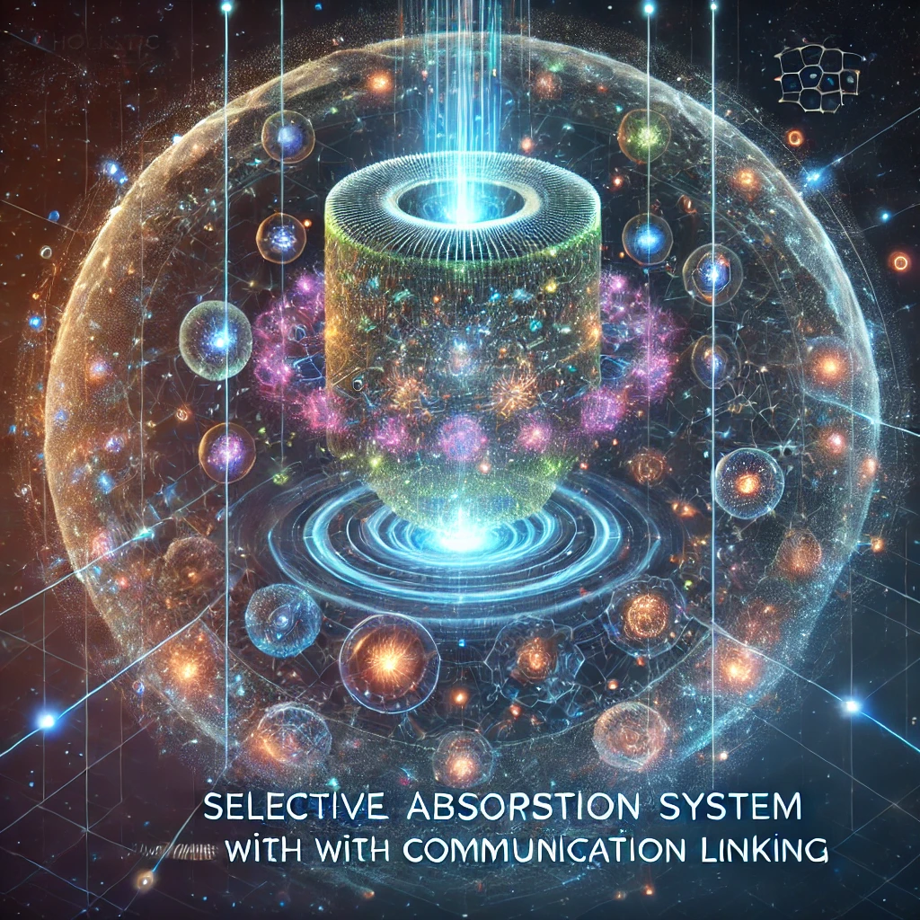 
			Selective Absorption with Communication Linking for the Holistic Vessel. 
			It illustrates the intricate balance between absorbing inert objects and linking with signaling entities to enhance the vessel’s adaptive and exploratory capabilities.
		